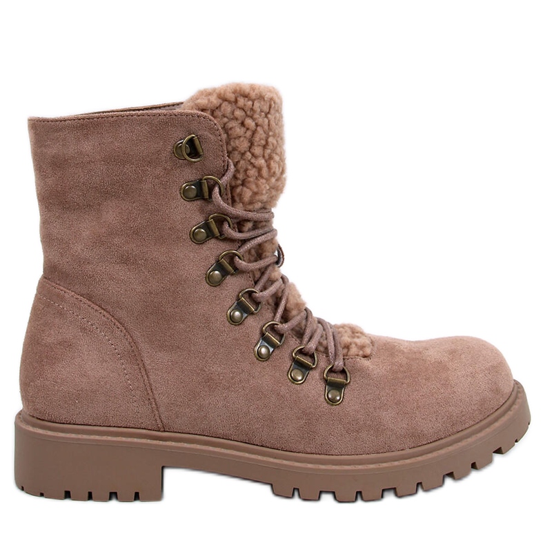 Gambali Stivaletti stringati beige