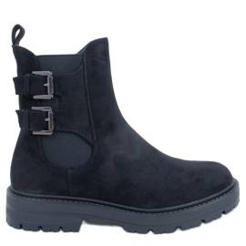 Lanier Stivaletti in camoscio nero