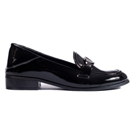 Signori Shelovet da donna in vernice nera nero