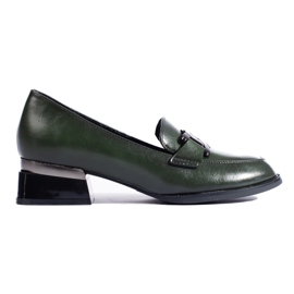 Scarpe Shelovet da donna verde scuro