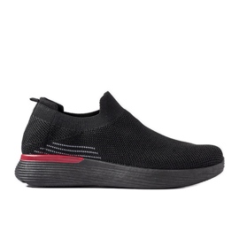 Scarpe slip on Gaidano da uomo nere nero