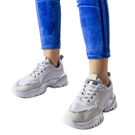 Inna Sneaker grigie con accento Lodgeville argento grigio