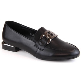 Scarpe basse con catena Sergio Leone W SK422C nere nero