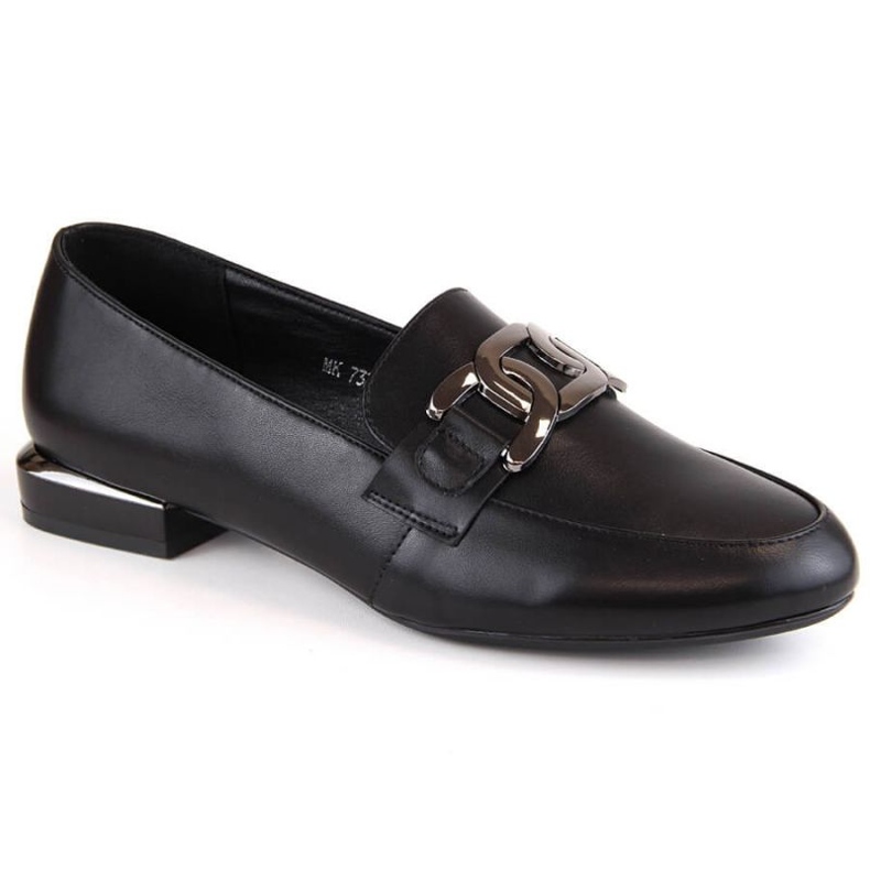 Scarpe basse con catena Sergio Leone W SK422C nere nero