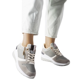 Inna Sneakers con zeppa Ashland grigie grigio