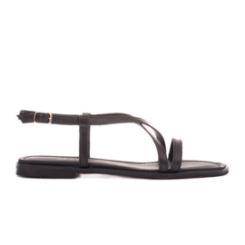 Marco Shoes Sandali con cinturino nero
