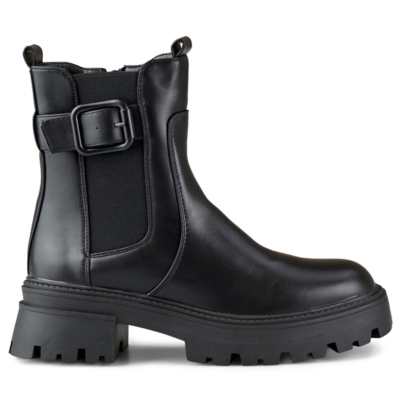Classiche borsette da donna con fibbia decorativa nero