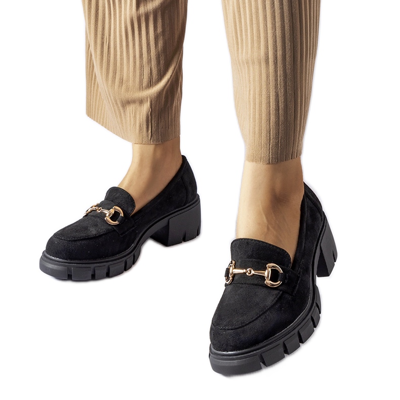 Scarpe nere con tacco Irmina nero