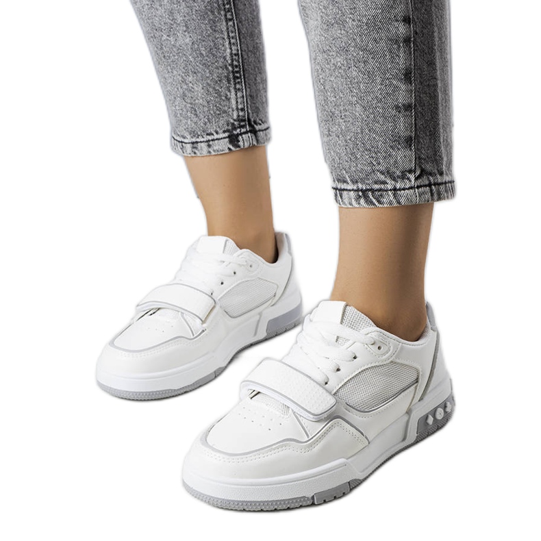 Sneakers Ollie da donna di colore grigio bianca