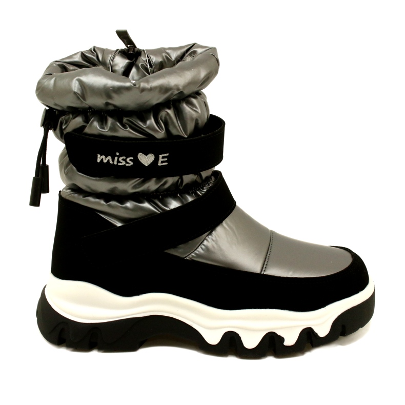 Doposci Impermeabili Per Bambini Miss Evento 23Dz23-6578 Grigio-Nero