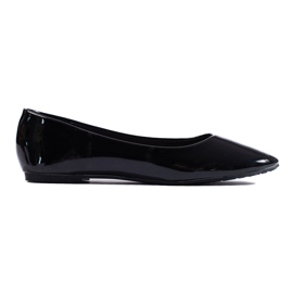 Ballerine da donna in vernice nera di Shelovet nero