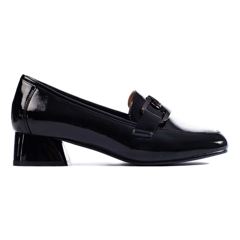 Scarpe con tacco alto da donna in vernice Vinceza nero