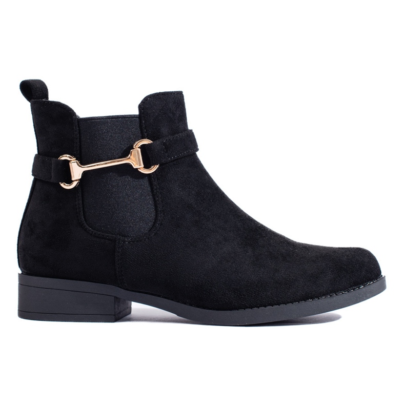 Stivali da donna in camoscio nero Shelovet