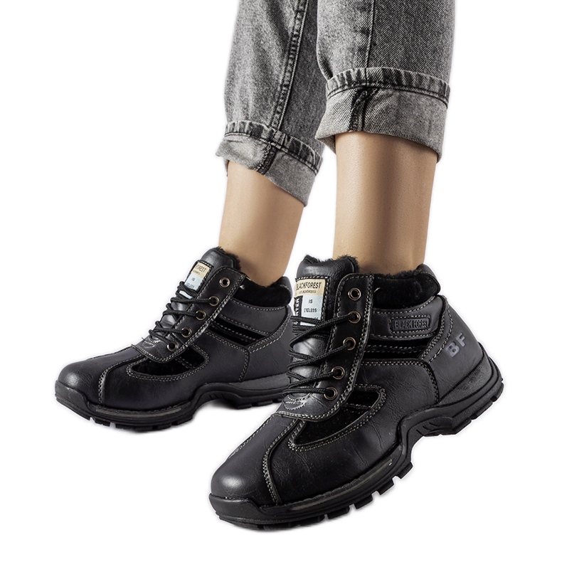 Lavoratori invernali neri Falla nero