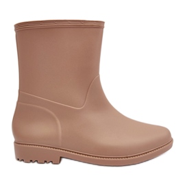 PS1 Stivali Wellington classici slip-on da donna Beige Solihia