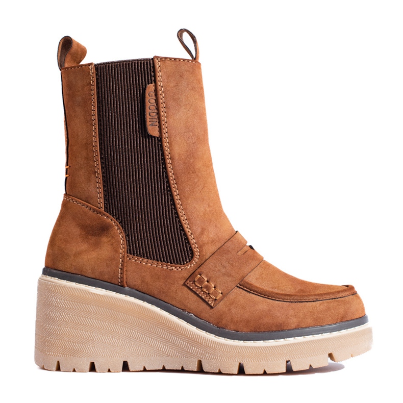 Stivaletti Shelovet in camoscio marrone