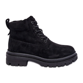 PM1 Stivaletti isolanti Trappers in pelle scamosciata neri Alden nero
