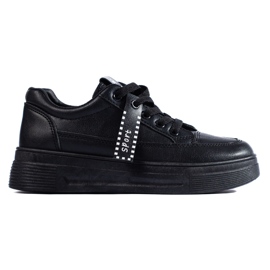 Sneakers nere con plateau Shelovet nero