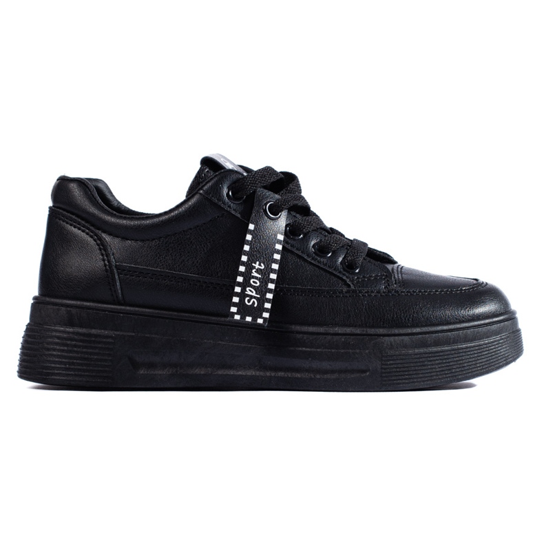 Sneakers nere con plateau Shelovet nero