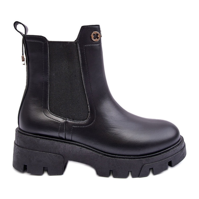 Stivaletti Chelsea da Donna Con Decori, Lobb Nero