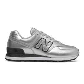Scarpe New Balance W WL574PN2 argento