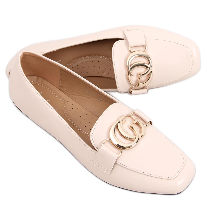 Mocassini da donna Elisa Nude beige