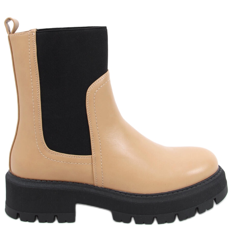 Stivaletti Chelsea con tomaia alta Cillo Camel marrone