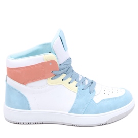 Dorcas Sneakers blu alla caviglia bianco