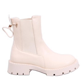 Fonoi Stivaletto Chelsea da donna Beige