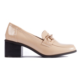 Scarpe con tacco Shelovet beige vernice