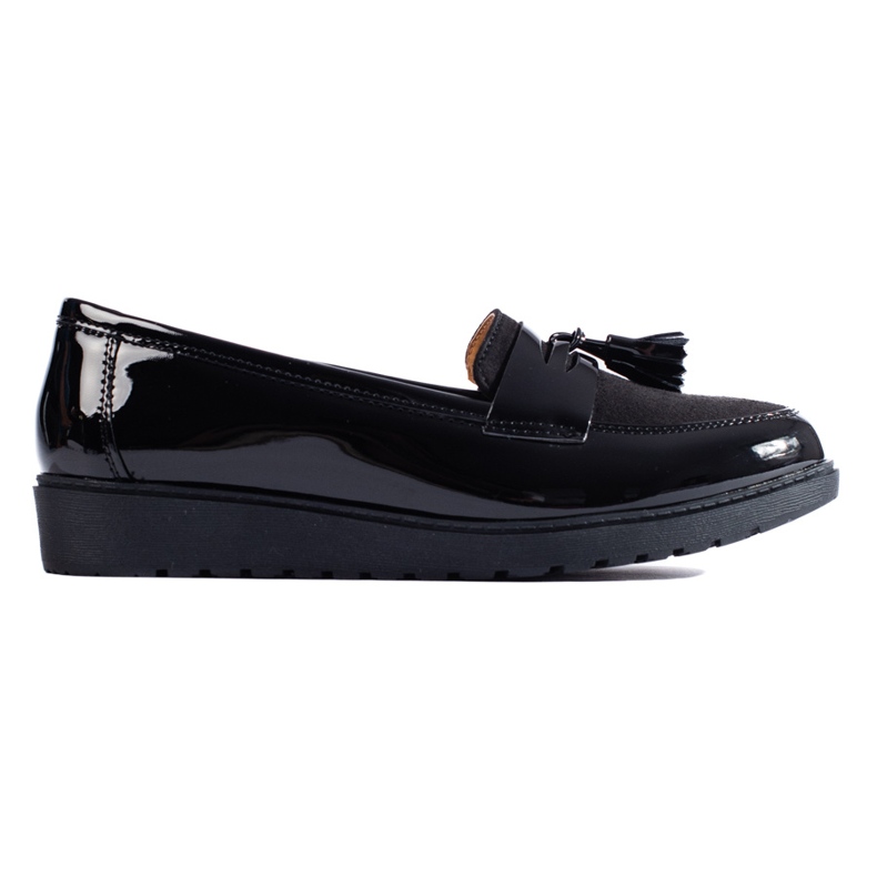 Mocassini con plateau Shelovet nero