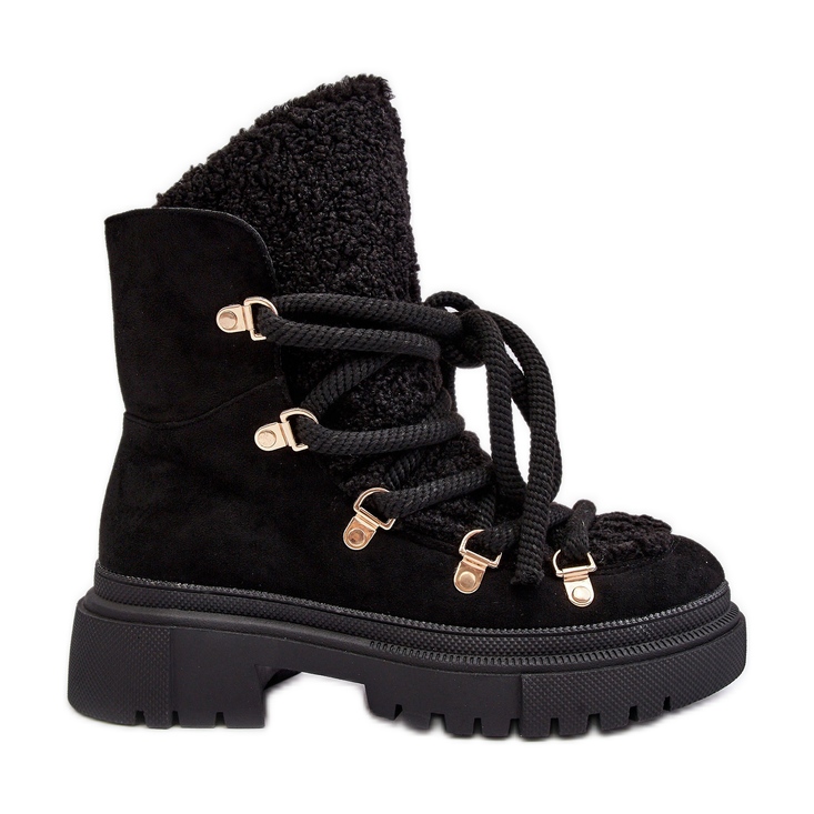 PS1 Stivali da neve da donna con attacco Shala nero