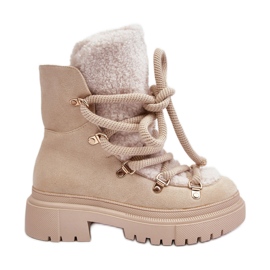 PS1 Doposci Da Donna Con Allacciatura Shala Beige Chiaro