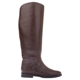 Marco Shoes Stivali larghi Marley marrone
