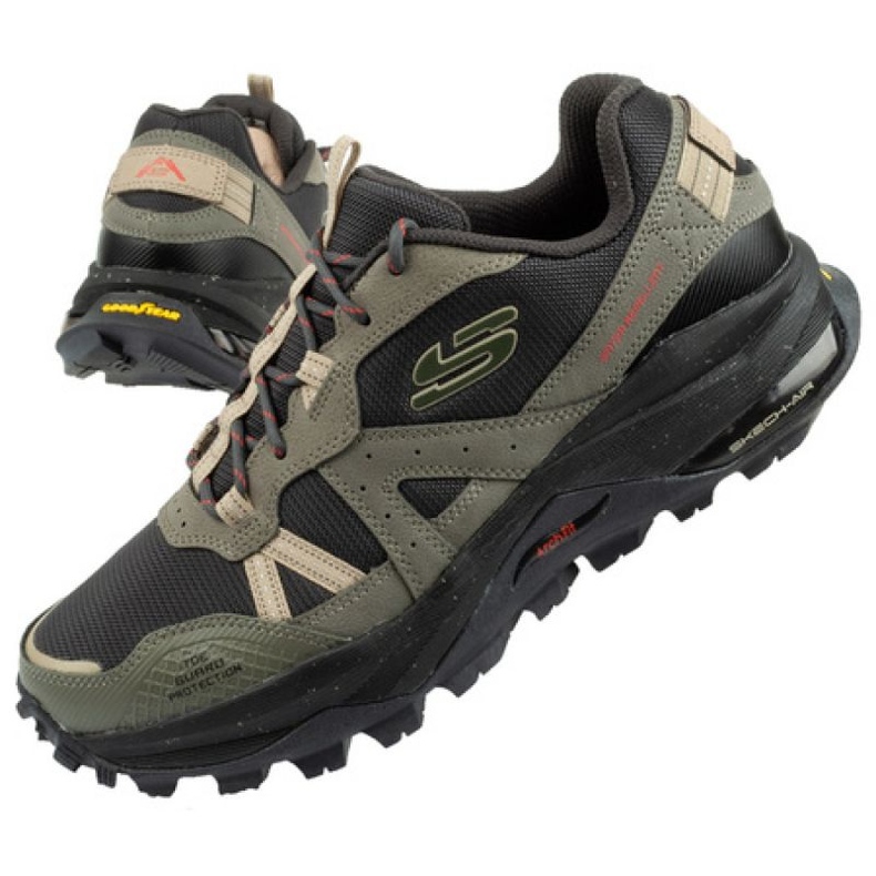 Scarpe Skechers Arch Fit Trail M 237550 Olbk verde