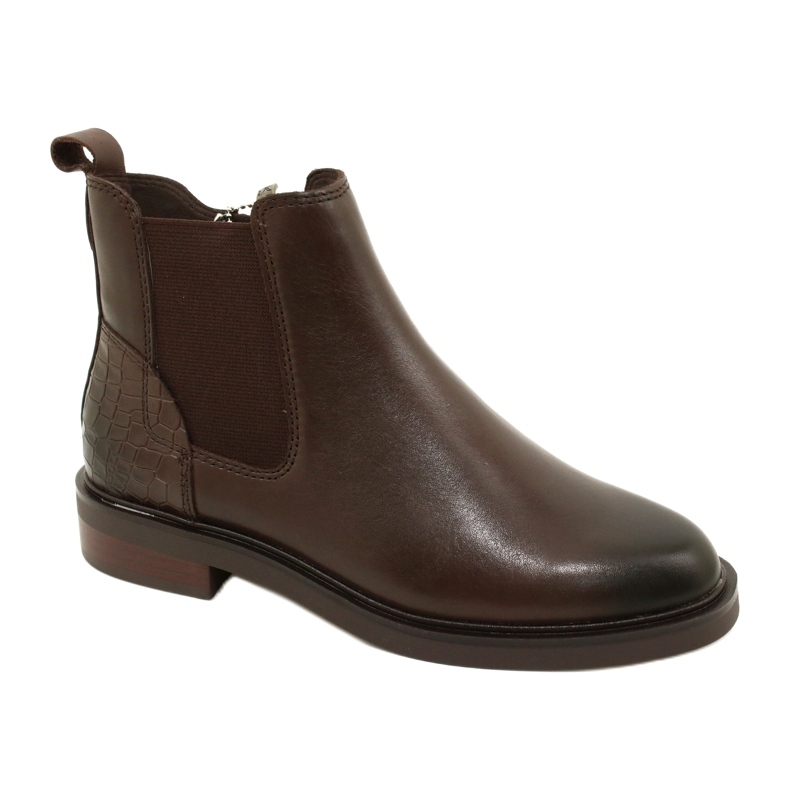 Stivali da donna Isolata Caprice 9-25479-41 329 DK Brown Comb marrone