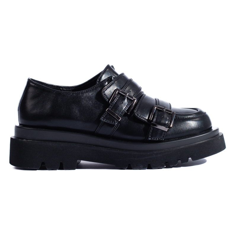 Scarpe nere con spessa suola Shelovet nero