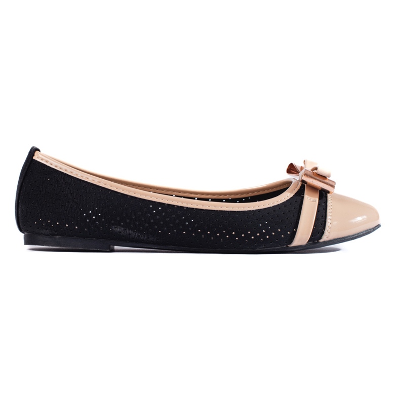 Ballerine da donna nere e beige di Shelovet nero