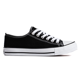 Sneakers classiche da donna nere di Shelovet nero