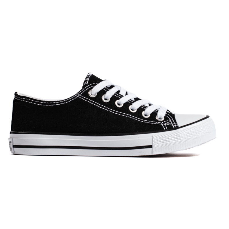 Sneakers classiche da donna nere di Shelovet nero