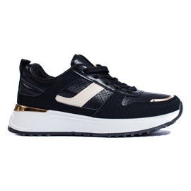 Sneakers nere con plateau Shelovet nero