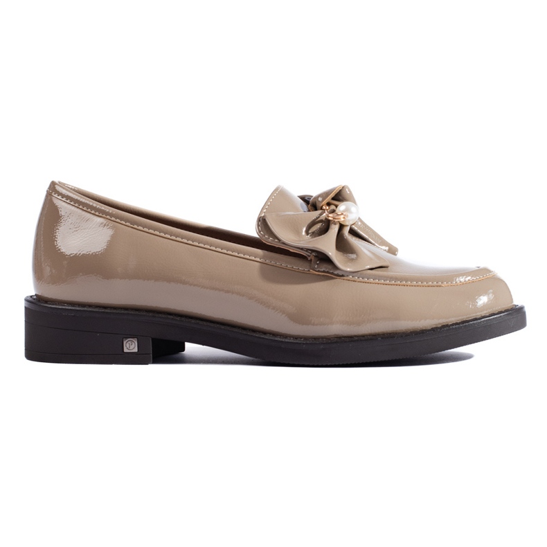 W. Potocki Scarpe Potocki da donna laccate grigio