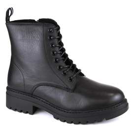 Stivali in pelle da donna, isolanti, neri, T.Sokolski Z23-317 nero