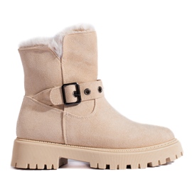 Doposci beige con fibbia Vinceza