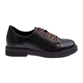 Vinceza Scarpe da donna stringate in pelle Nero Nakera