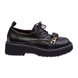 S.Barski Scarpe in pelle da donna D&amp;A MR870-80 Nere nero