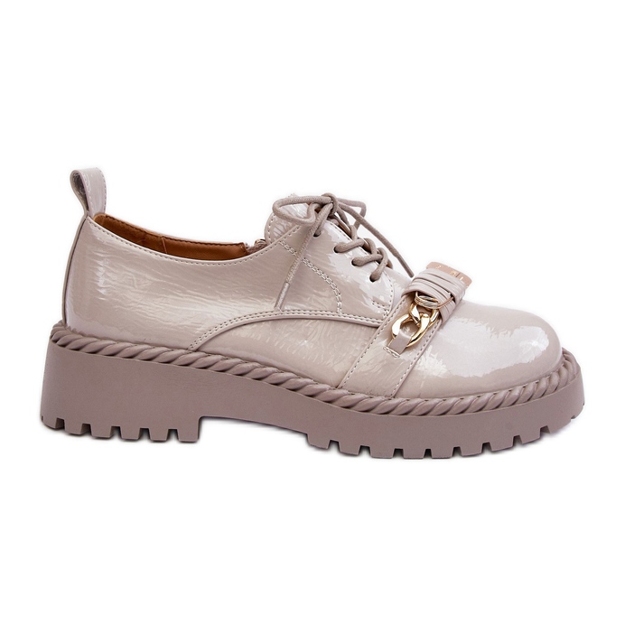 S.Barski Scarpe in vernice da donna D&amp;A MR870-81 Grigie grigio