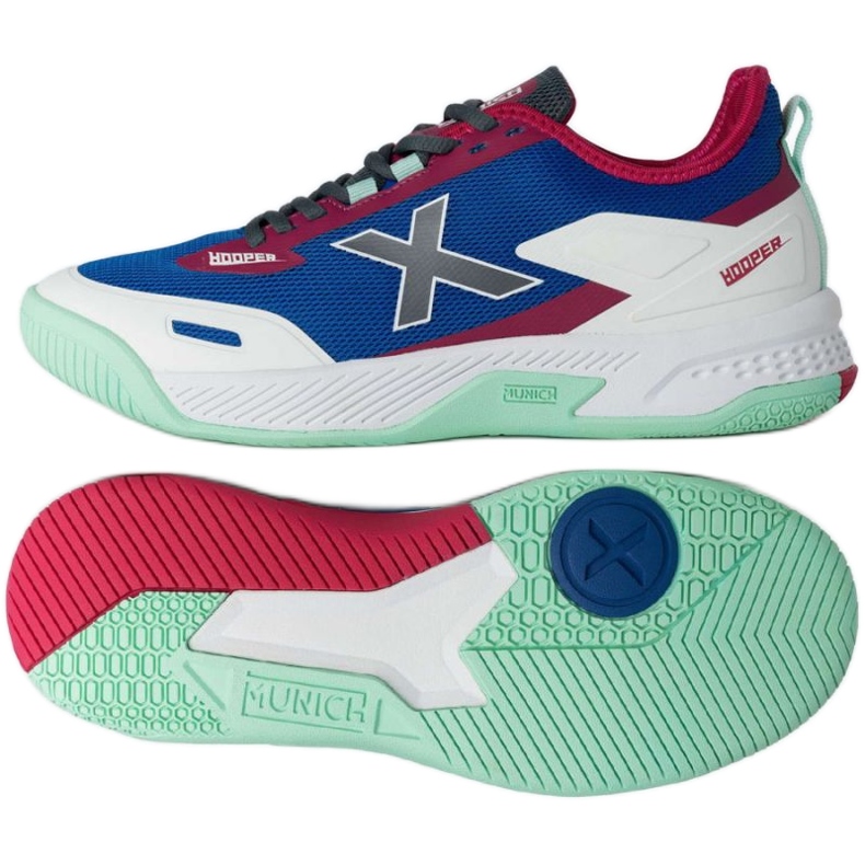 Munich Scarpe da pallamano Monaco Hooper 3365002 bianca