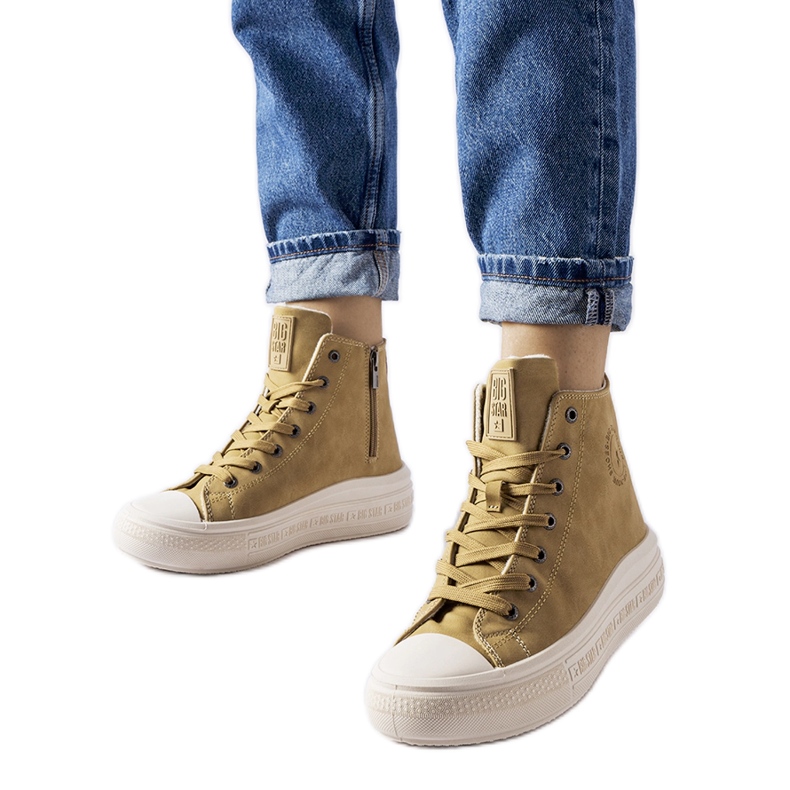 Calde sneakers beige scuro Big Star MM274026