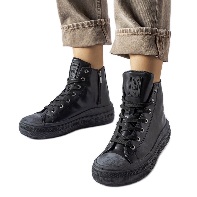 Sneakers isolanti nere Big Star MM274023 nero
